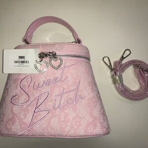 Sugar Thrillz Sweet Pink Crossbody Bag Purse NWT